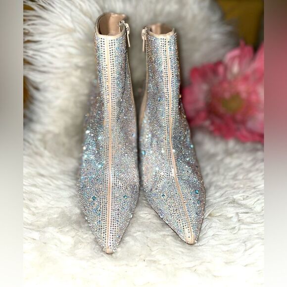 INC International Concepts Reisa 6 Bling Ankle Booties 7.5 - Picture 4 of 11